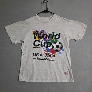 Vtg CS Apparel 1994 World Cup Wash. Dc T Shirt USA Single Stitch Size Large